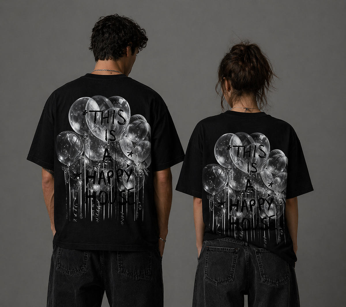 Happy House Graphic T-Shirt